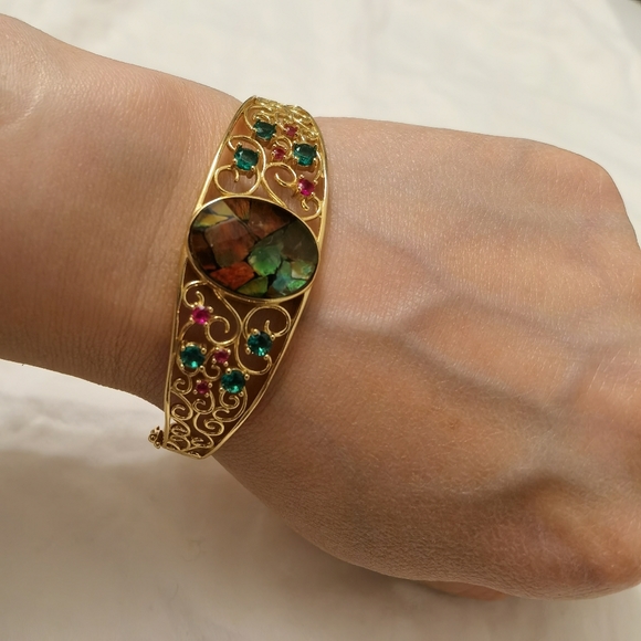 Ammolite bangel - Picture 6 of 7